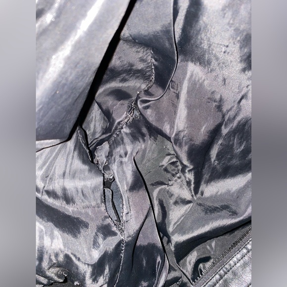 Miley Cyrus Black Faux Leather Jacket Girls XS - Picture 11 of 14